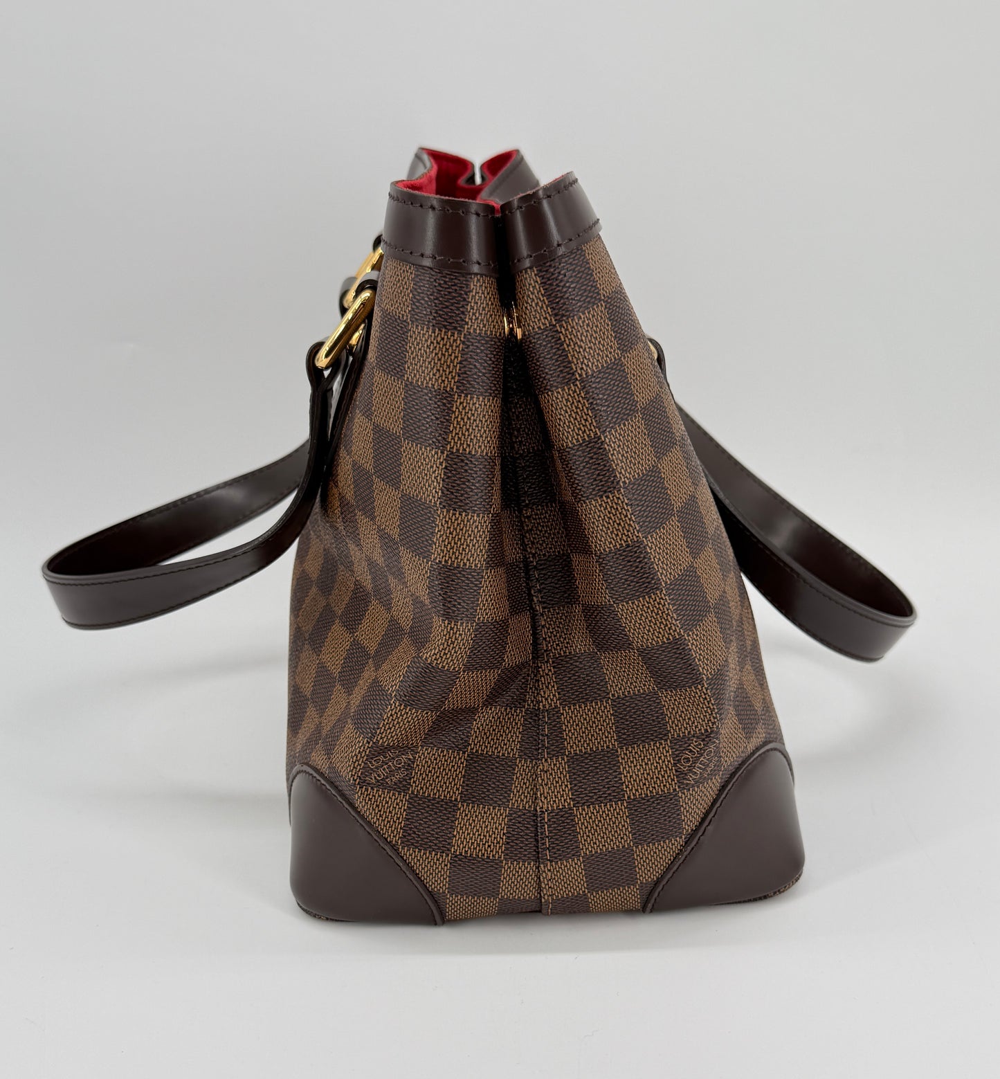 Pre-Loved Louis Vuitton Damier Ebene Hampstead PM Tote Bag