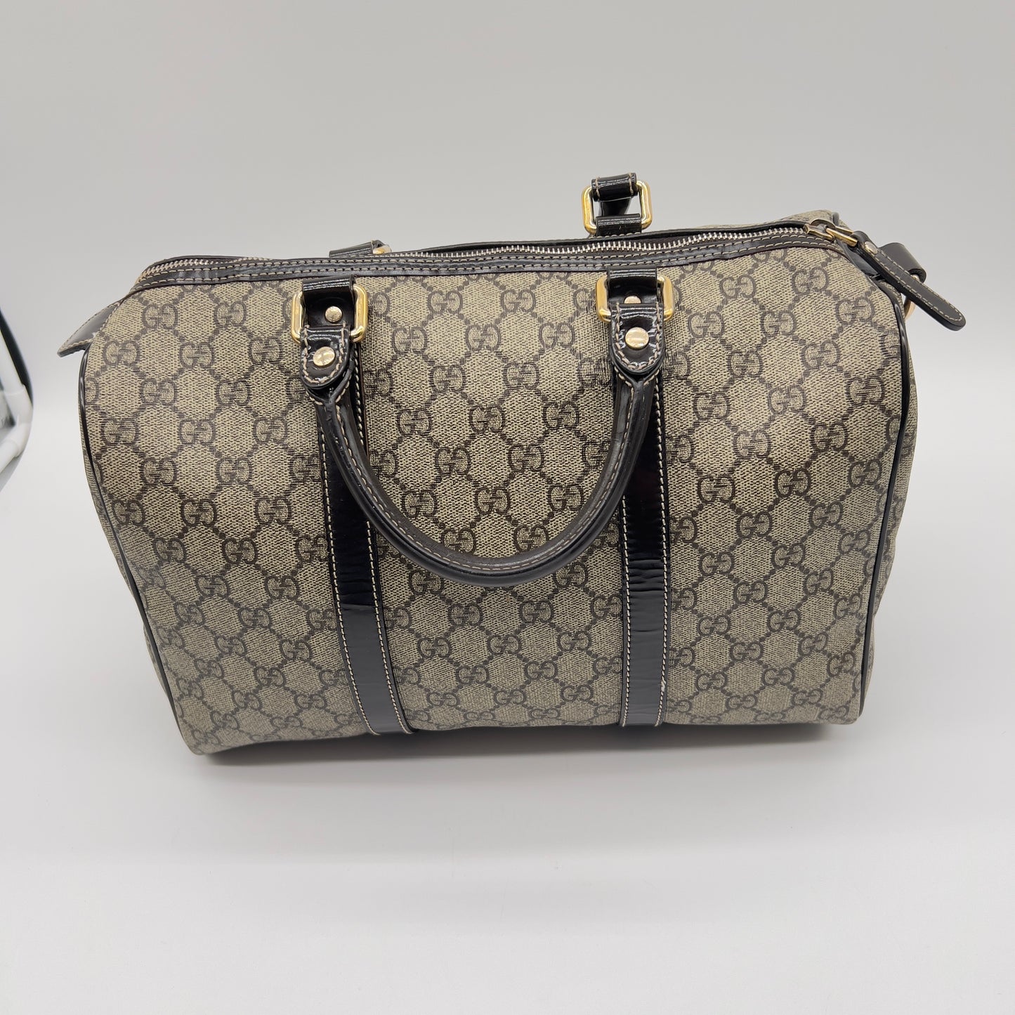 Pre-Loved Gucci Original GG Supreme Canvas Joy Boston Bag - Iconic Luxury