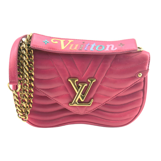 LOUIS VUITTON Wave Chain Bag PM – Quilted Calf Leather – Pink