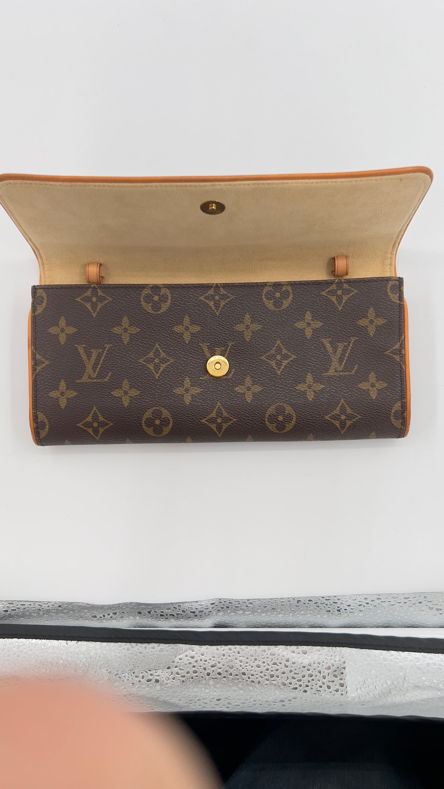 Authentic LOUIS VUITTON Monogram Pochette Twin GM Crossbody Bag - Pre-Loved Luxury