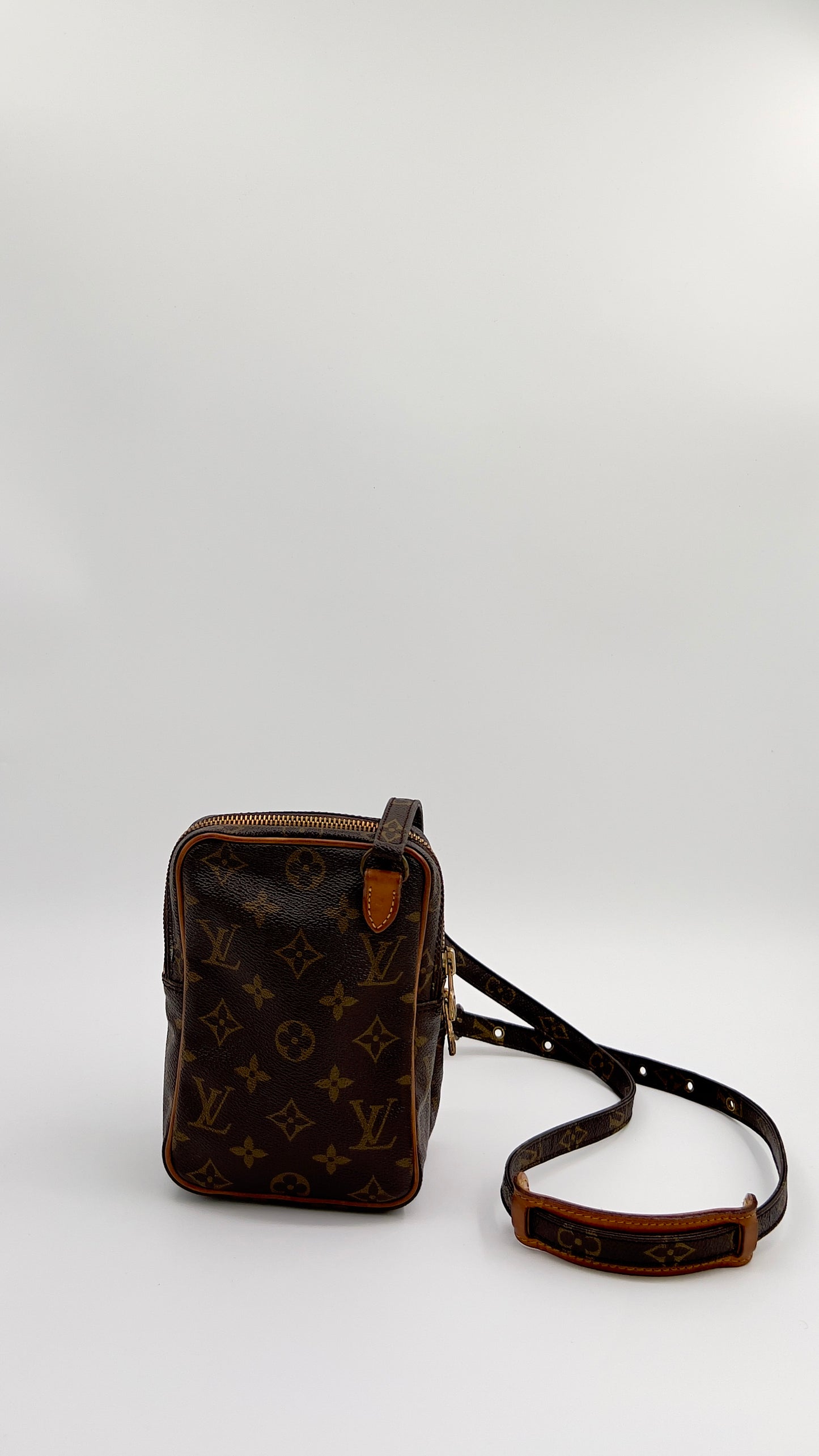 Preloved Louis Vuitton Mini Amazone Monogram Handbag - Vintage Brown Canvas