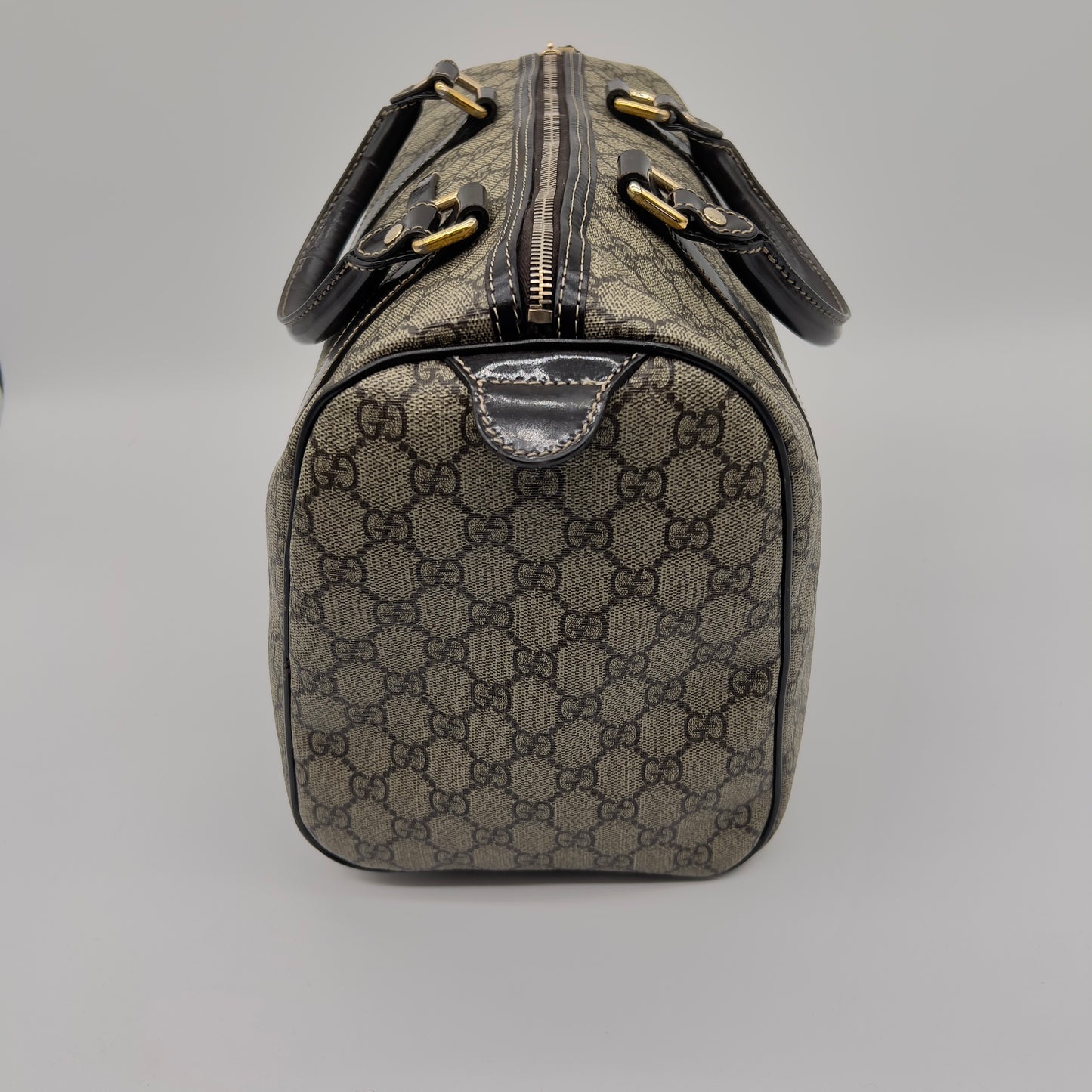 Pre-Loved Gucci Original GG Supreme Canvas Joy Boston Bag - Iconic Luxury