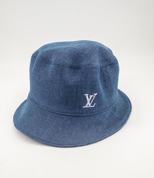 Louis Vuitton Monogram Reversible Bucket Hat – Denim – Blue