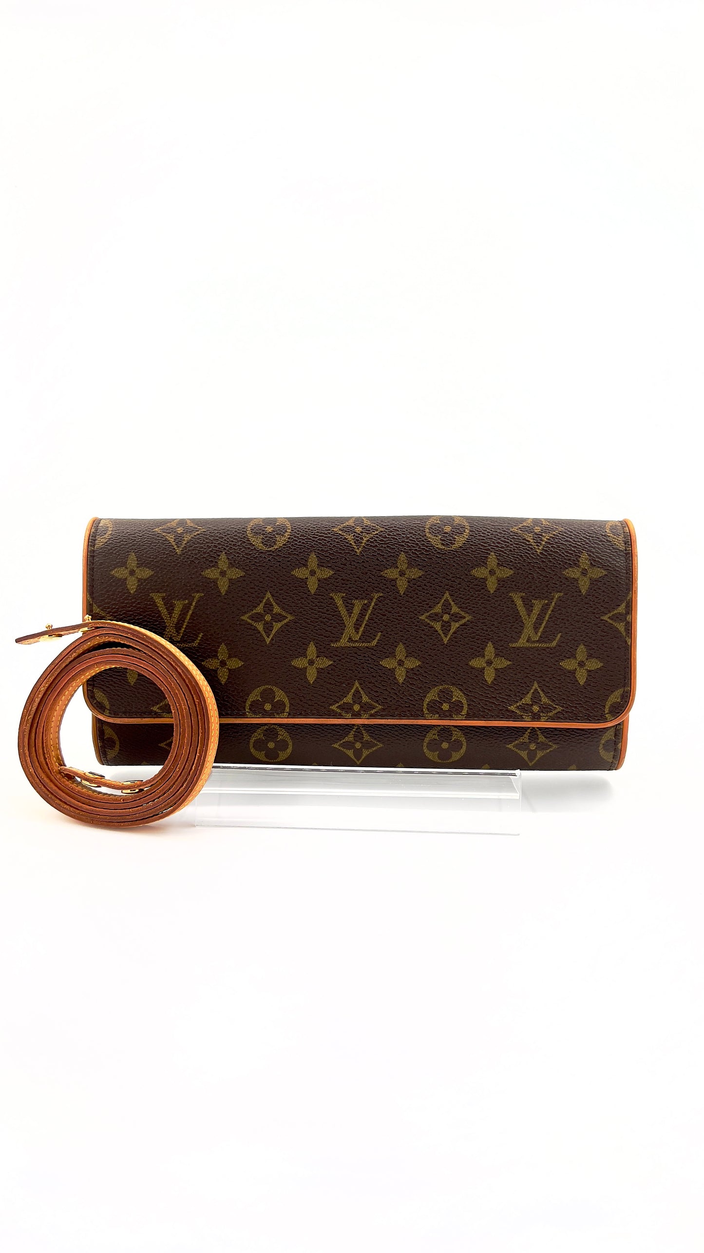 Authentic LOUIS VUITTON Monogram Pochette Twin GM Crossbody Bag - Pre-Loved Luxury