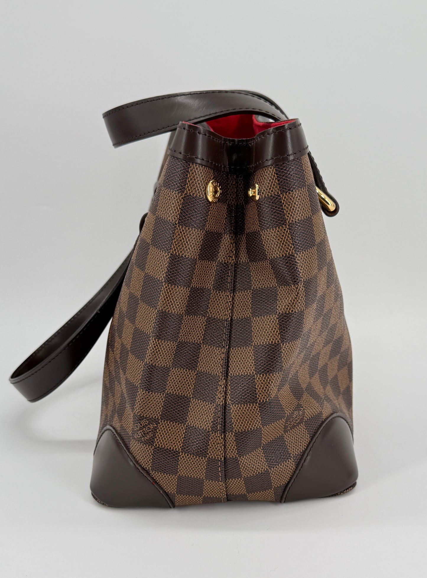 Pre-Loved Louis Vuitton Damier Ebene Hampstead PM Tote Bag