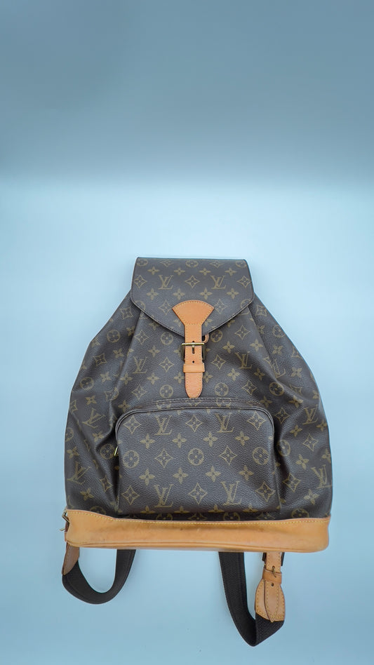 Project Piece: Louis Vuitton Pre-Loved Montsouris GM Monogram Canvas Backpack