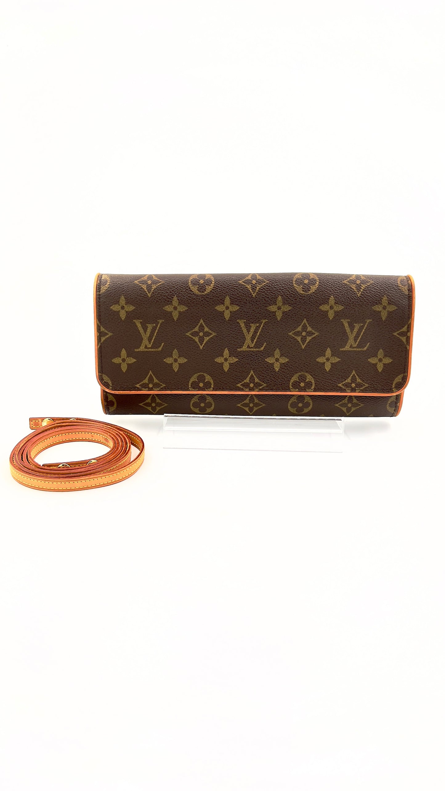 Authentic LOUIS VUITTON Monogram Pochette Twin GM Crossbody Bag - Pre-Loved Luxury