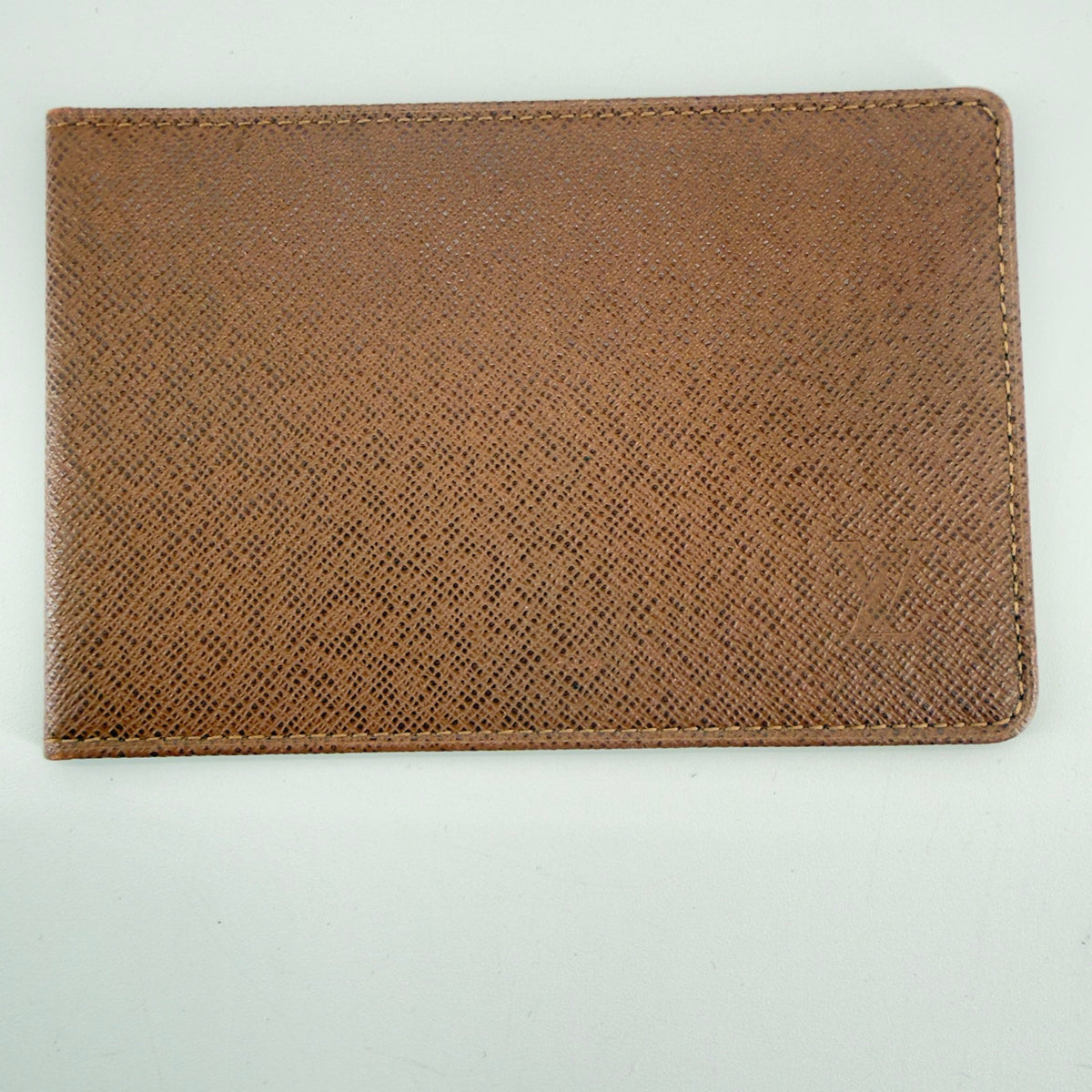 Louis Vuitton Taiga Card Case ID Holder Brown