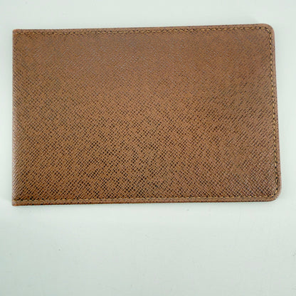 Louis Vuitton Taiga Card Case ID Holder Brown