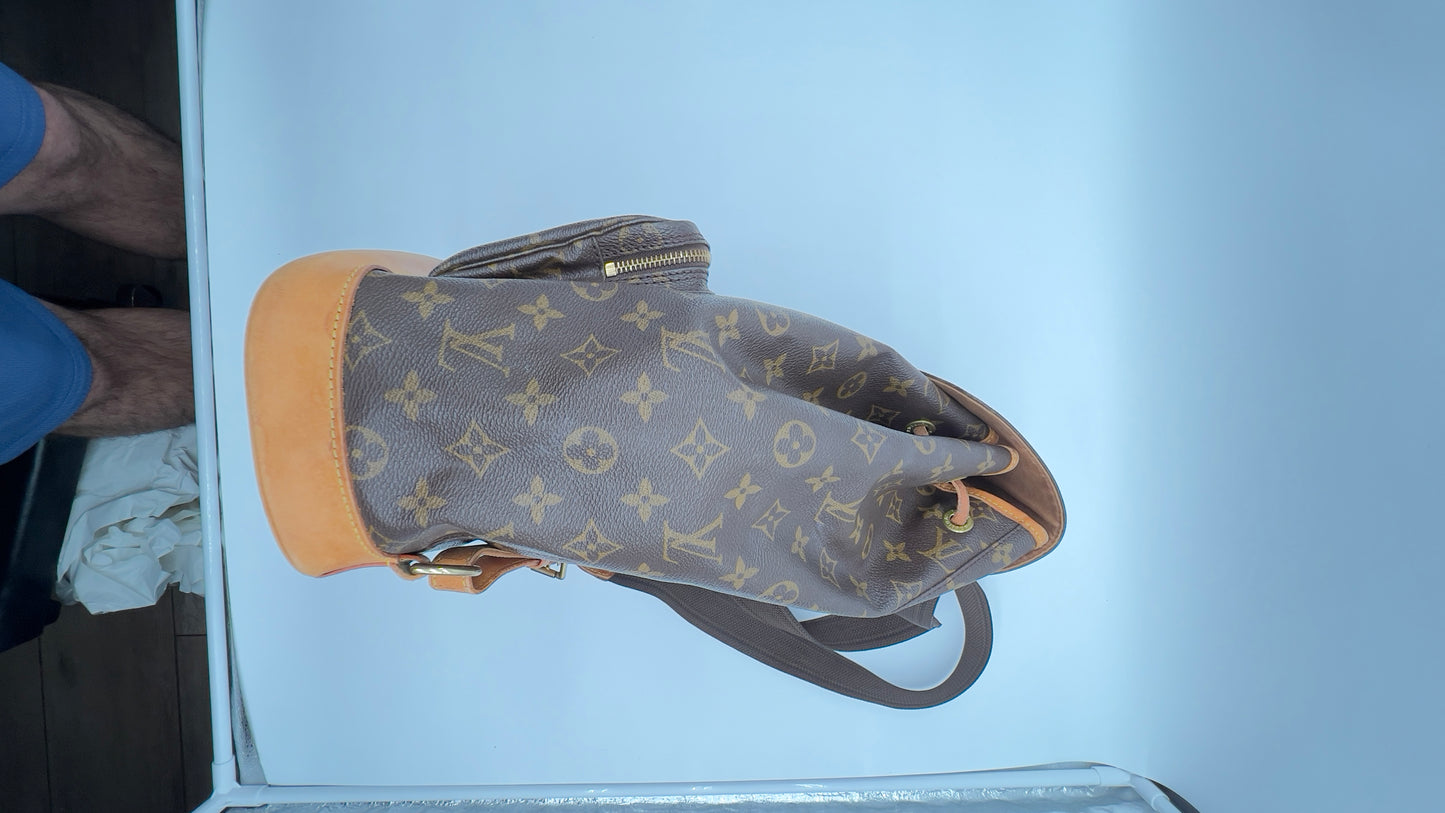 Project Piece: Louis Vuitton Pre-Loved Montsouris GM Monogram Canvas Backpack