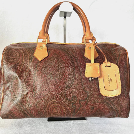 Etro Boston Hand Bag - Pre-Loved Paisley Elegance