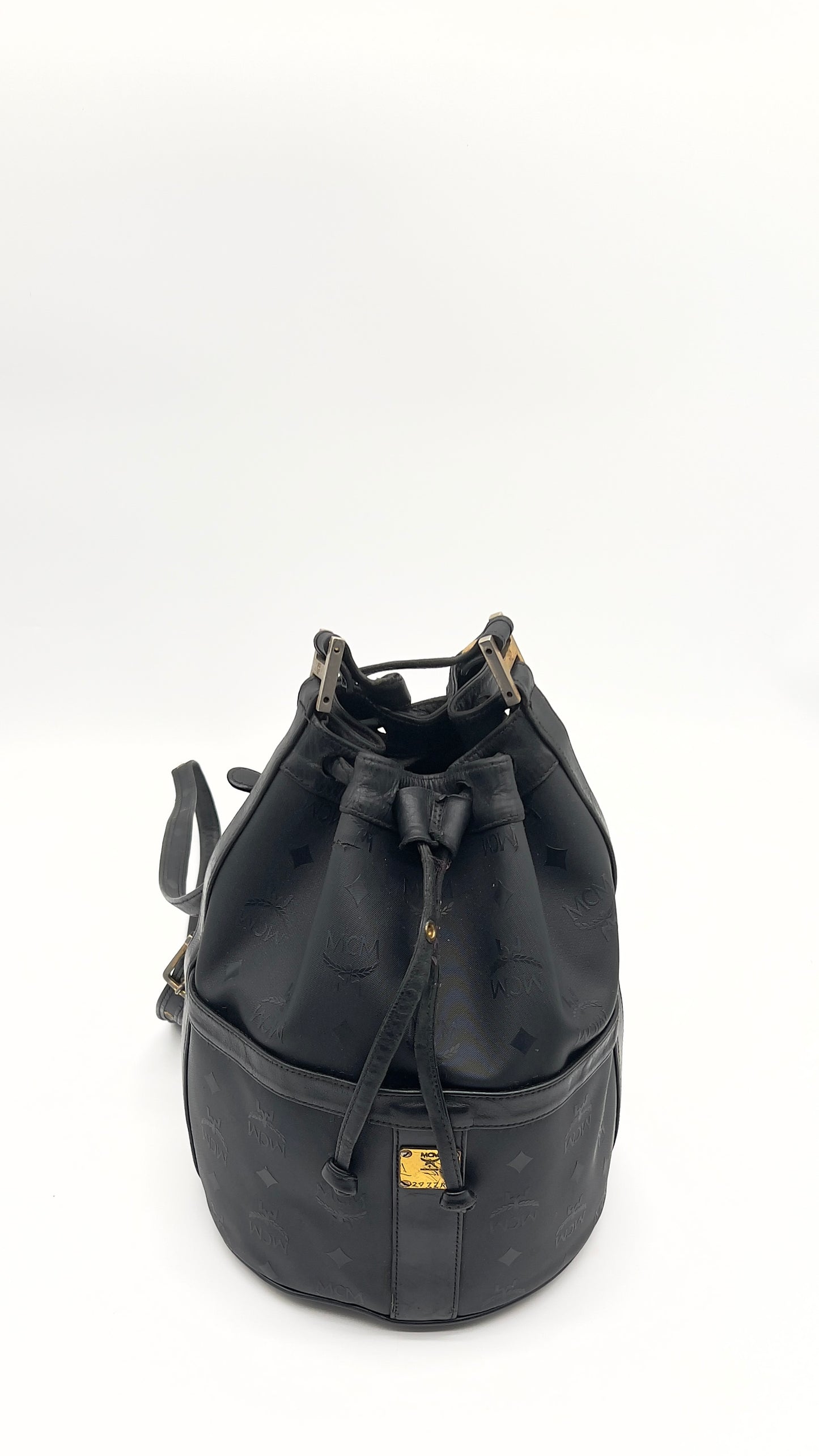 MCM Visetos Black Nylon Bucket Bag and Laptop Tote Duo - Pre-Owned