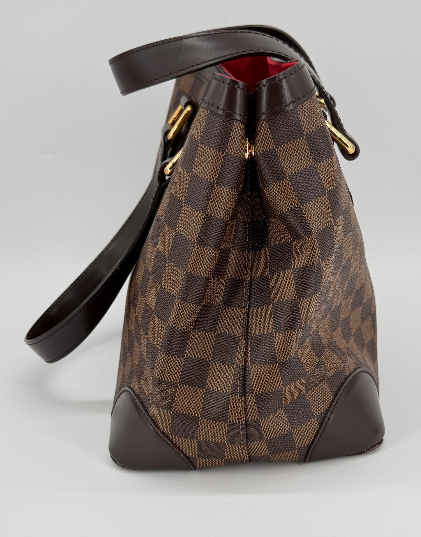 Pre-Loved Louis Vuitton Damier Ebene Hampstead PM Tote Bag