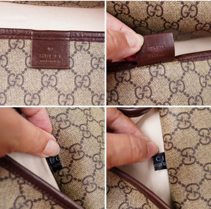 Gucci GG Supreme Messenger Bag – Coated Canvas – Beige/Brown