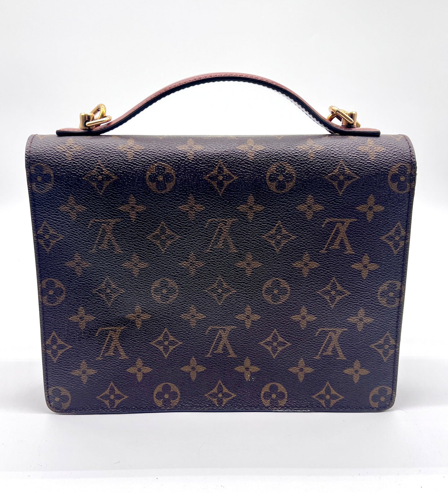 Vintage Louis Vuitton Monceau Top Handle Bag in Iconic LV Monogram Canvas, 2003 Collection