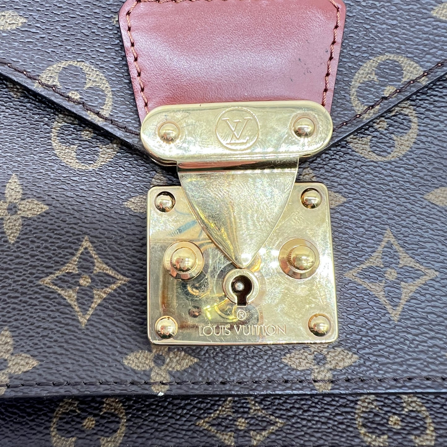 Vintage Louis Vuitton Monceau Top Handle Bag in Iconic LV Monogram Canvas, 2003 Collection