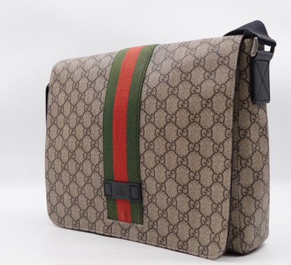 GucciGucci GG Supreme Messenger Bag – Coated Canvas – Beige/Ebony
