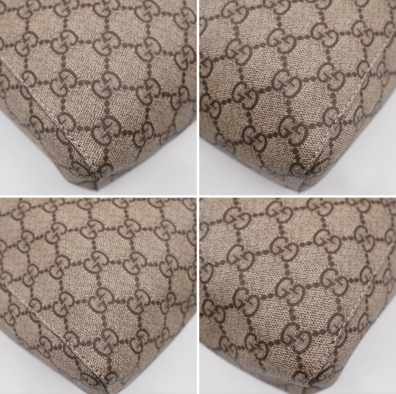 GucciGucci GG Supreme Messenger Bag – Coated Canvas – Beige/Ebony