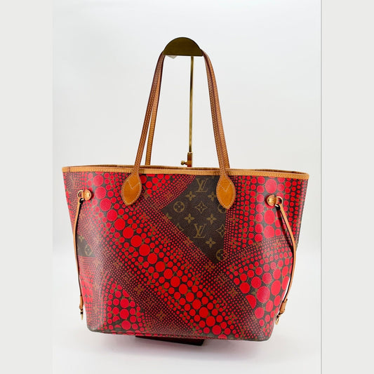 Louis Vuitton x Yayoi Kusama Neverfull MM tote, front view