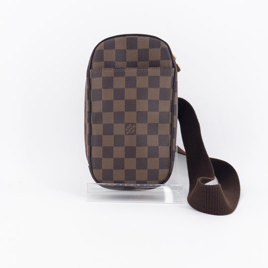 Louis Vuitton Pochette Gange – Damier Ebene Canvas – Brown