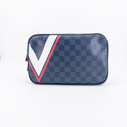 Louis Vuitton Latitude Toiletry Pouch GM – Damier Cobalt Canvas – America’s Cup 2017