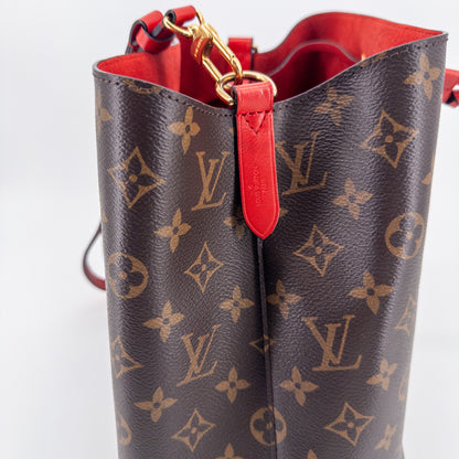 Louis Vuitton NeoNoe MM Bucket Bag – Monogram Canvas – Coquelicot Red