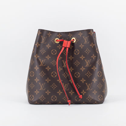 Louis Vuitton NeoNoe MM Bucket Bag – Monogram Canvas – Coquelicot Red