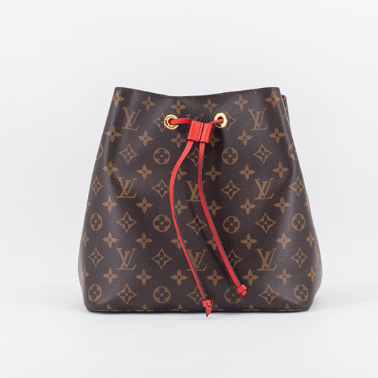 Louis Vuitton NeoNoe MM Bucket Bag – Monogram Canvas – Coquelicot Red