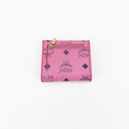 MCM Wallet – Coated Canvas – Pink