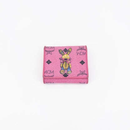 MCM Wallet – Coated Canvas – Pink