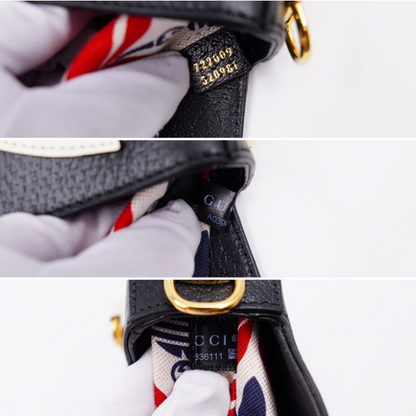 Gucci x Adidas 1955 Horsebit Mini Bag – Black & White | New