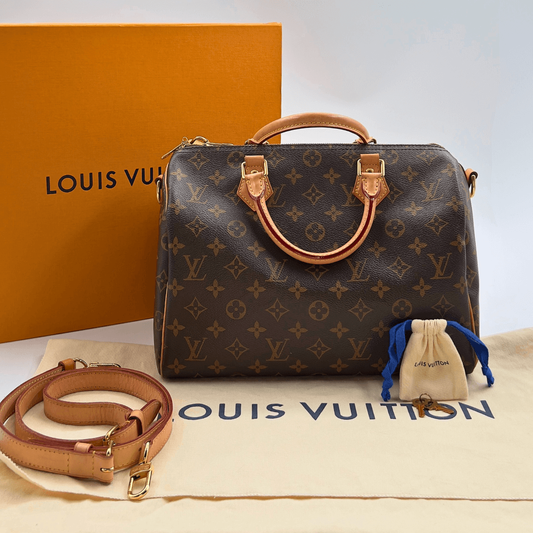 Authentic Pre-Loved Louis Vuitton Speedy Bandoulière 30 Monogram Canvas Handbag