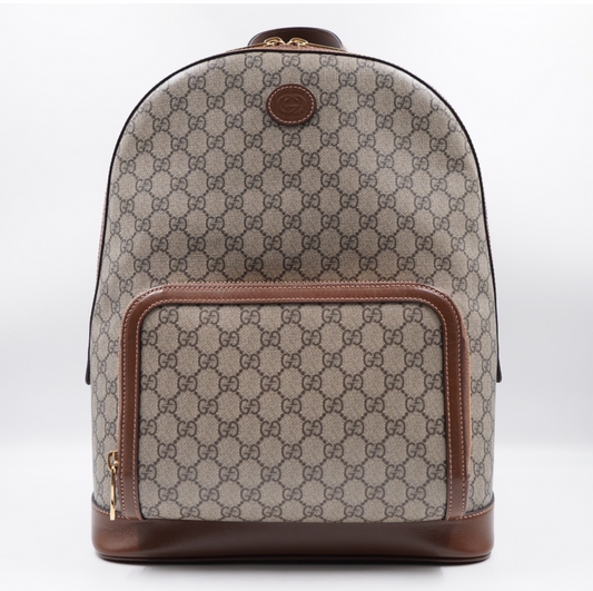 Gucci GG Supreme Canvas Backpack - Authentic Pre-Owned