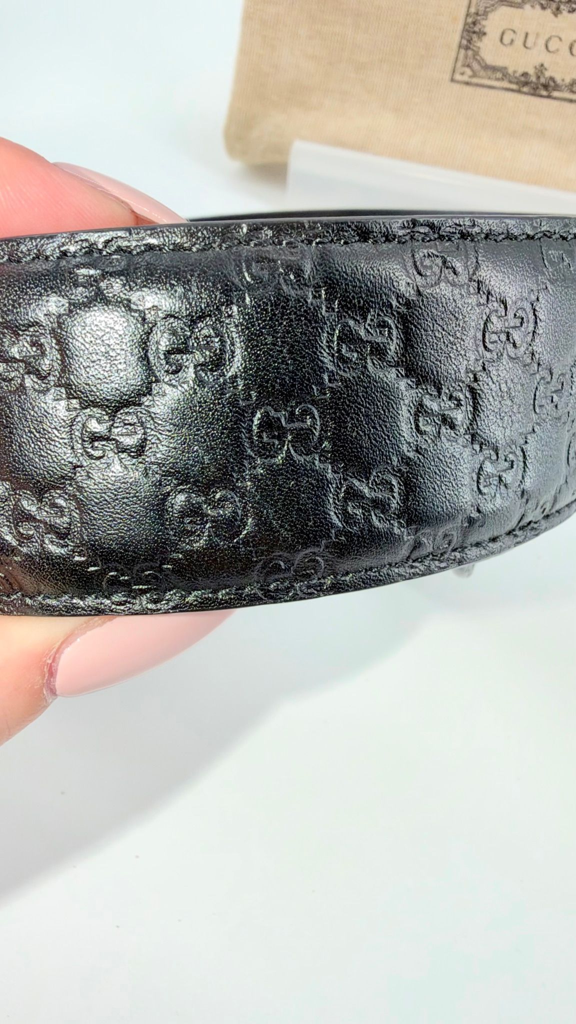 Gucci Leather Belt – Size 95/38 - photo 3